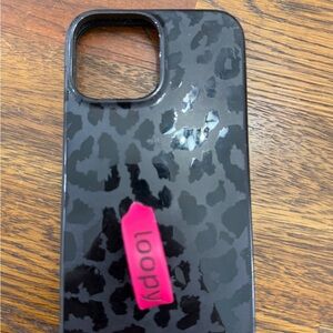Loopy Case Black Leopard Phone Case